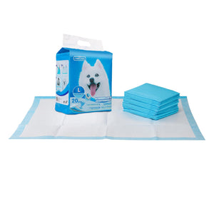 PET PAD L60*W90CM WHITE&BLUE 20PCS/BAG