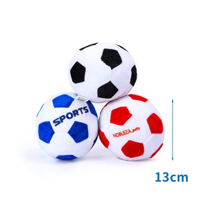 Palla da calcio(H13cm,Nero / blu / rosso,per cane)