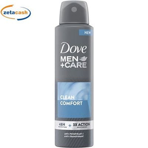 DOVE DEO MEN CLEAN COMF. ML150