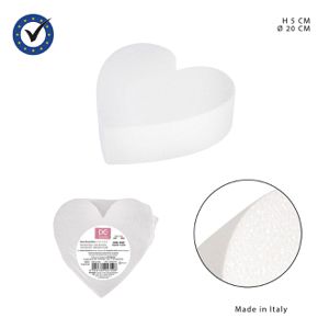 DC CASA BASE CUORE POLISTIROLO H5CM D20CM